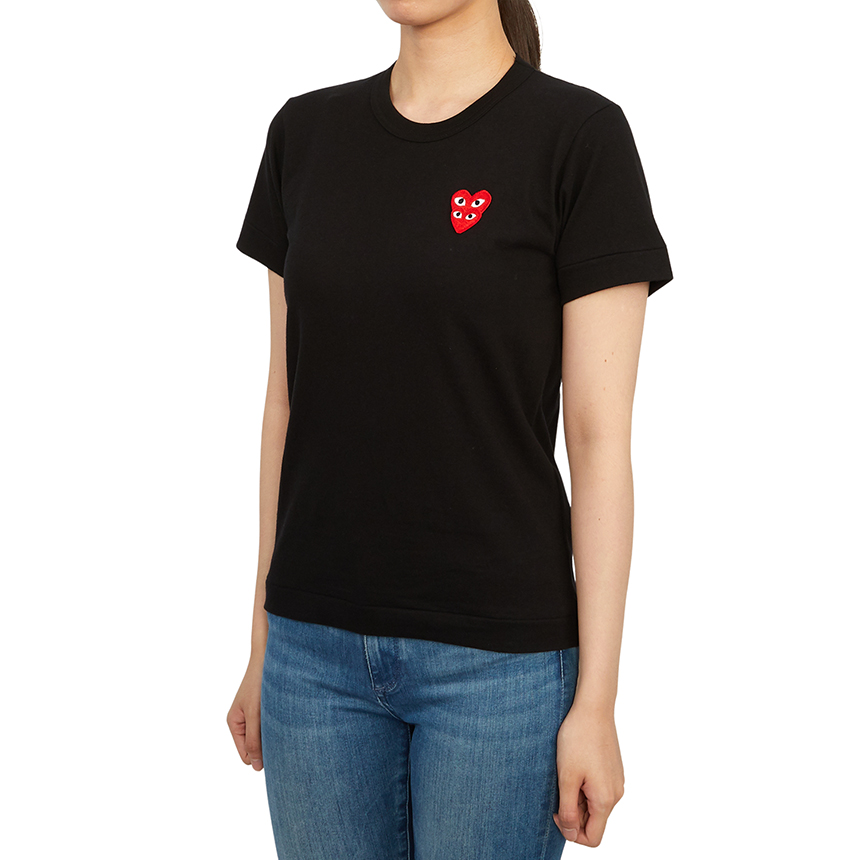 꼼데가르송(COMME DES GARCONS) 더블와펜 여성 반팔티셔츠 AZ T287 051 1