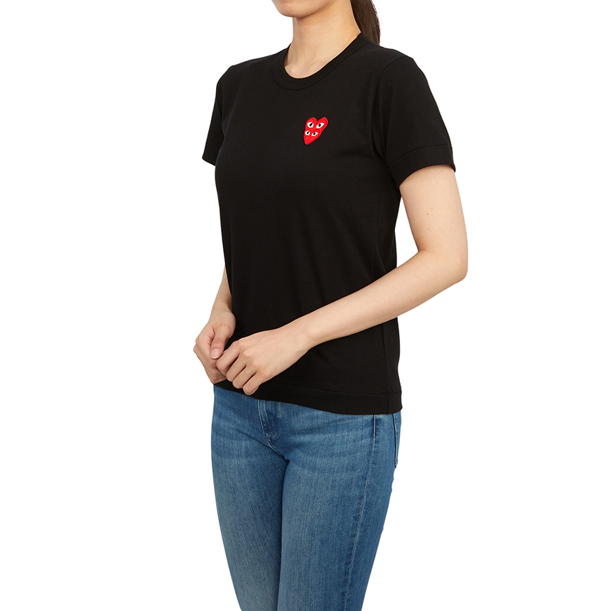 꼼데가르송(COMME DES GARCONS) 더블와펜 여성 반팔티셔츠 AZ T287 051 1