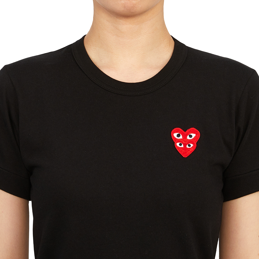 꼼데가르송(COMME DES GARCONS) 더블와펜 여성 반팔티셔츠 AZ T287 051 1