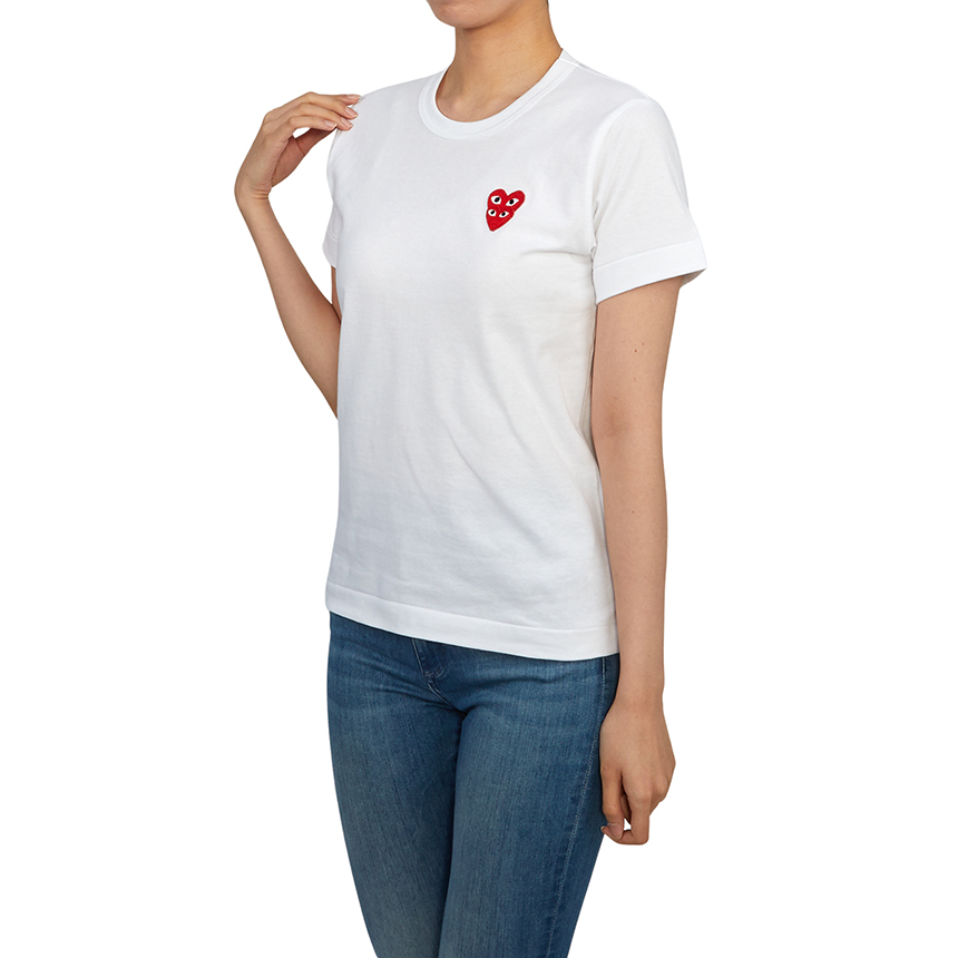 꼼데가르송(COMME DES GARCONS) 더블와펜 여성 반팔티셔츠 AZ T287 051 2
