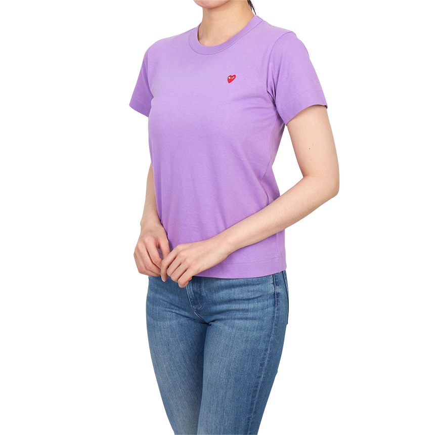 꼼데가르송(COMME DES GARCONS) 미니 레드와펜 여성 반팔티셔츠 AZ T313 051 4