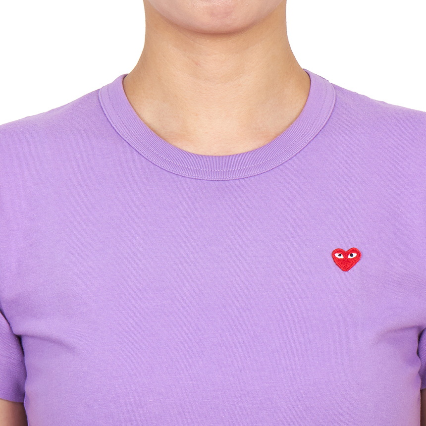 꼼데가르송(COMME DES GARCONS) 미니 레드와펜 여성 반팔티셔츠 AZ T313 051 4