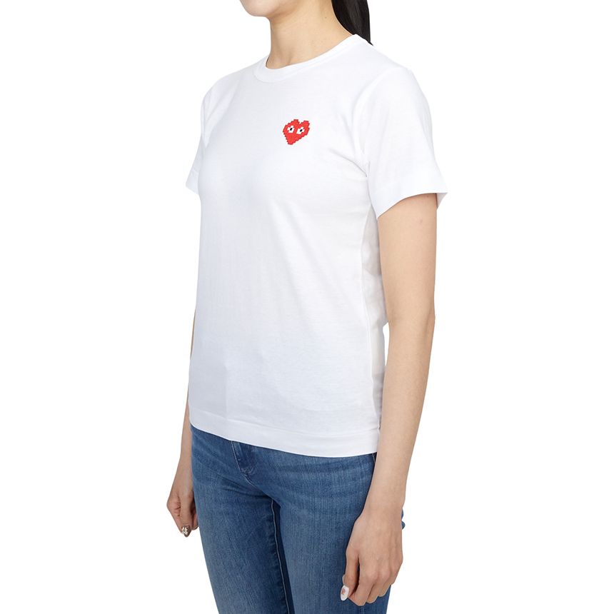 꼼데가르송(COMME DES GARCONS) X 인베이더 픽셀와펜 여성 반팔티셔츠 AZ T321 051 3