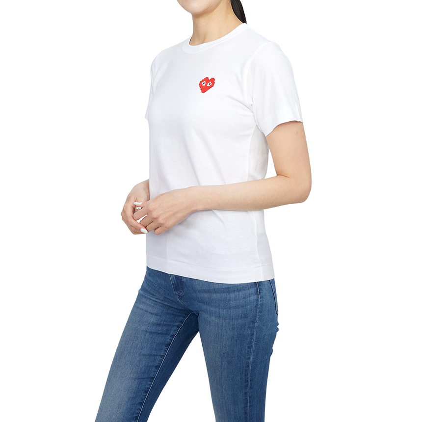 꼼데가르송(COMME DES GARCONS) X 인베이더 픽셀와펜 여성 반팔티셔츠 AZ T321 051 3
