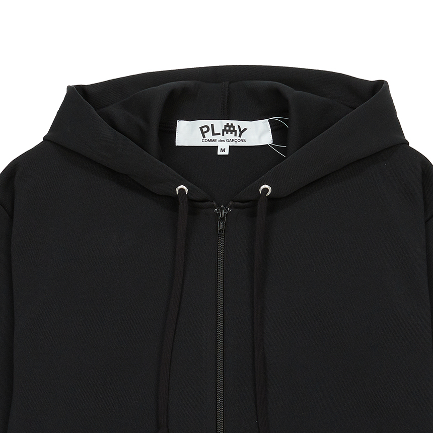 꼼데가르송(COMME DES GARCONS) X 인베이더 더블와펜 남성 후드 집업 AZ T334 051 1