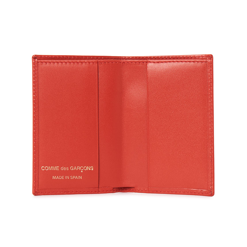 꼼데가르송(COMME DES GARCONS) 폴카 도트 카드지갑 (남여공용) SA6400PD RED