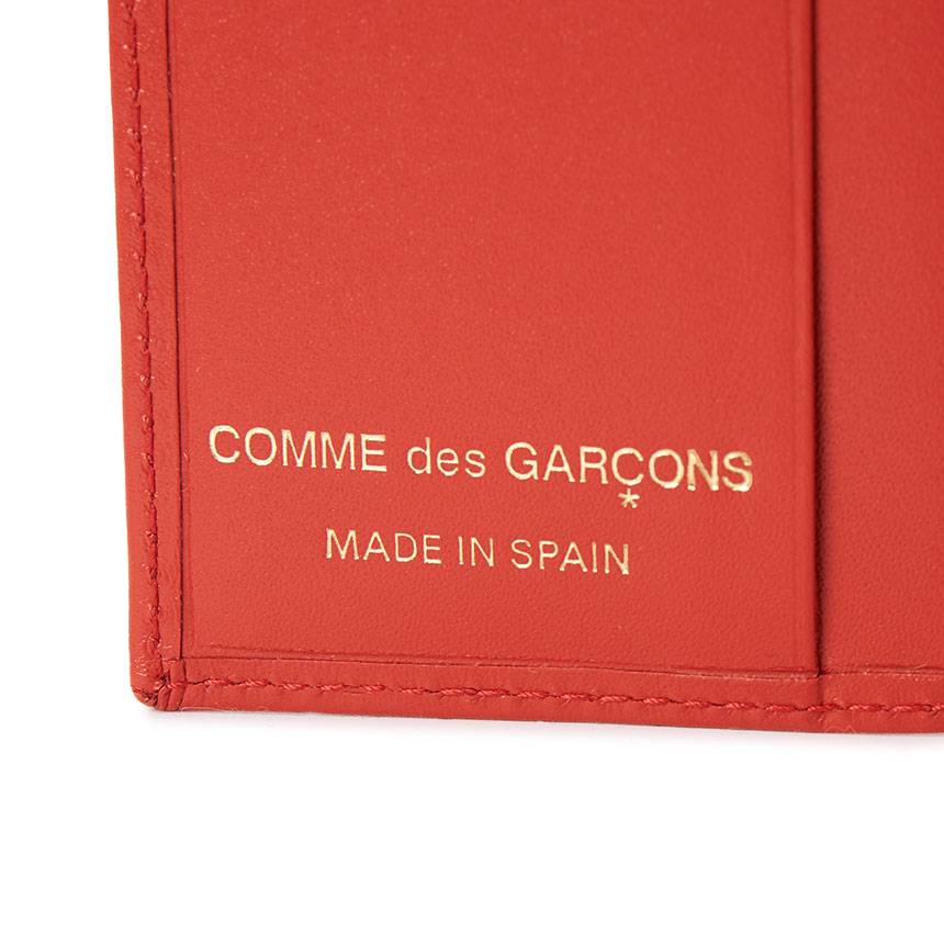 꼼데가르송(COMME DES GARCONS) 폴카 도트 카드지갑 (남여공용) SA6400PD RED