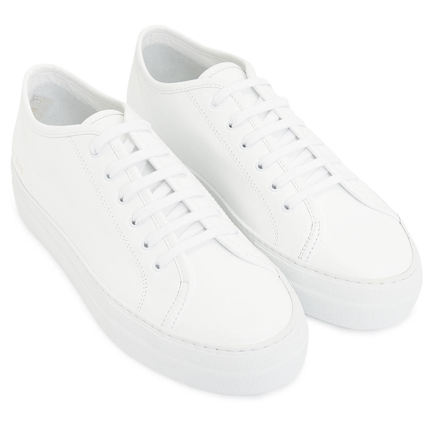 커먼프로젝트(COMMON PROJECTS) 토너먼트 로우 여자 스니커즈 4017 0506 WHITE