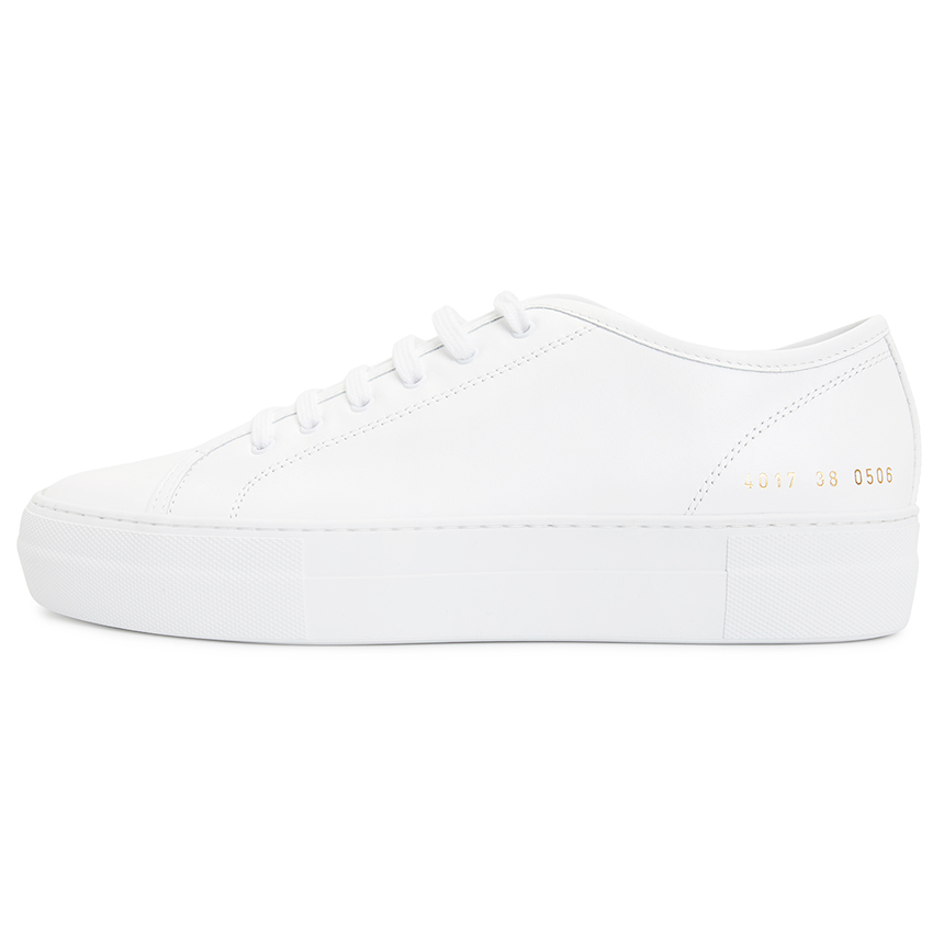 커먼프로젝트(COMMON PROJECTS) 토너먼트 로우 여자 스니커즈 4017 0506 WHITE
