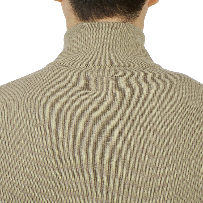 C.P.カンパニーC.P.COMPANY 14CMKN184A COTTON MIXED ZIPPED KNIT