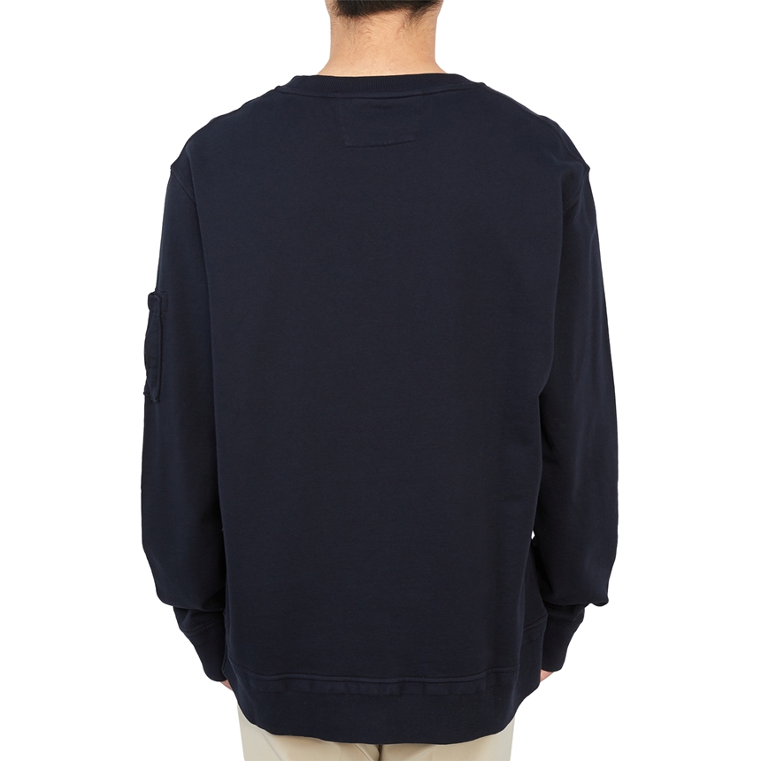 씨피컴퍼니(CP COMPANY) 렌즈 남자 크루넥 긴팔 맨투맨 티셔츠 14CMSS136A 005398G 888
