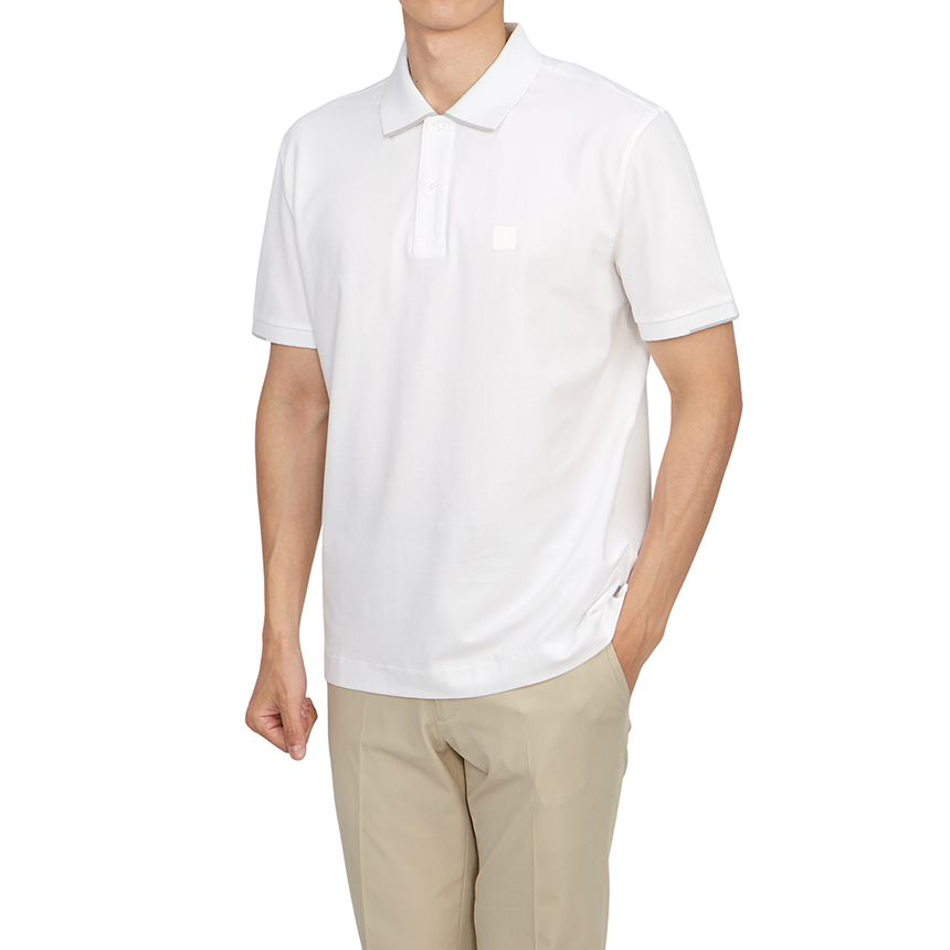 씨피컴퍼니(CP COMPANY) 스크래치 남성 카라 반팔티셔츠 16CLPL118A 005263W 101 SB_16CLPL118A 005263W 101_021