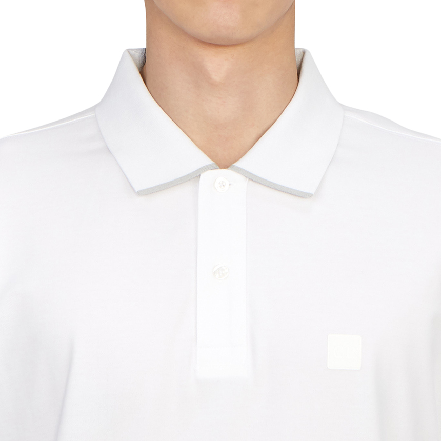 씨피컴퍼니(CP COMPANY) 스크래치 남성 카라 반팔티셔츠 16CLPL118A 005263W 101 SB_16CLPL118A 005263W 101_021