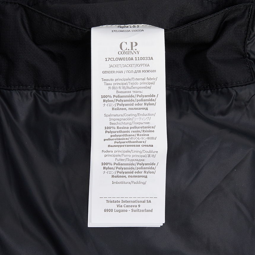 씨피컴퍼니(CP COMPANY) 남성 패딩 점퍼 17CLOW010A 110033A 999