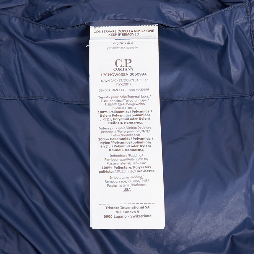 씨피컴퍼니(CP COMPANY) 남성 패딩 점퍼 17CMOW035A 006099A 887