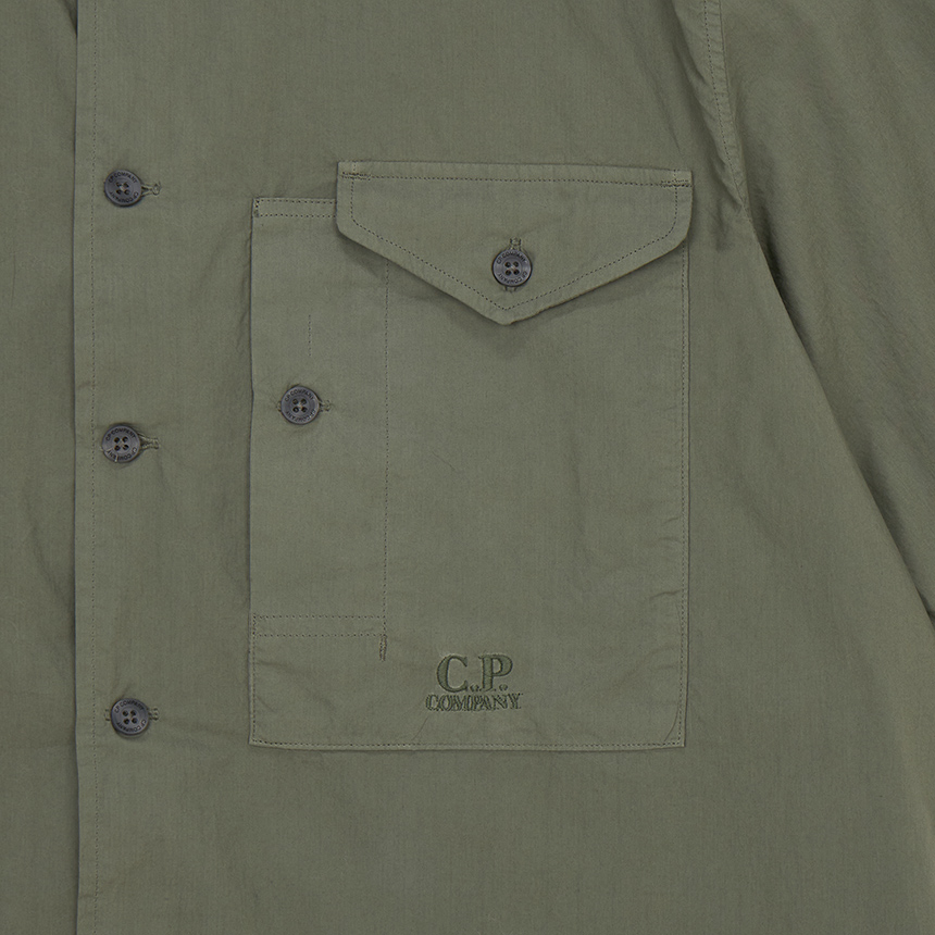 씨피컴퍼니(CP COMPANY) 남성 반팔 셔츠 18CMSH249A 005328G 669
