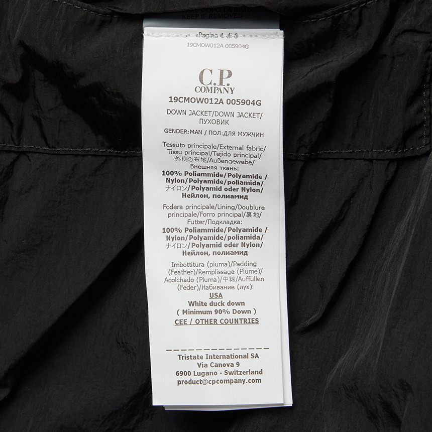 씨피컴퍼니(CP COMPANY) 스크래치 남성 패딩 점퍼 19CMOW012A 005904G 999 SC_19CMOW012A 005904G 999_047