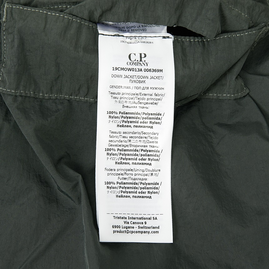 씨피컴퍼니(CP COMPANY) 남성 패딩 점퍼 19CMOW013A 006369M 978