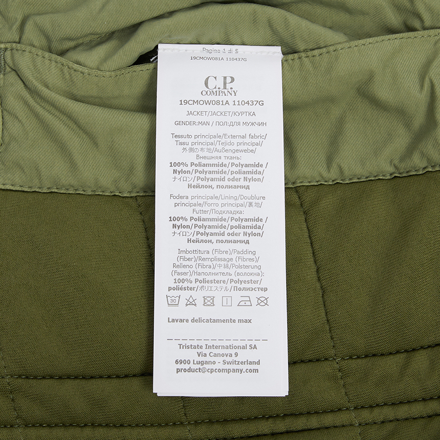 씨피컴퍼니(CP COMPANY) 남성 패딩 점퍼 19CMOW081A 110437G 652