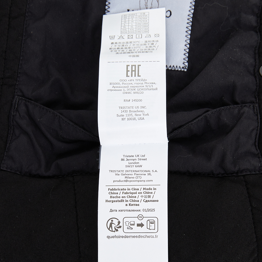 씨피컴퍼니(CP COMPANY) 남성 패딩 점퍼 19CMOW081A 110437G 999