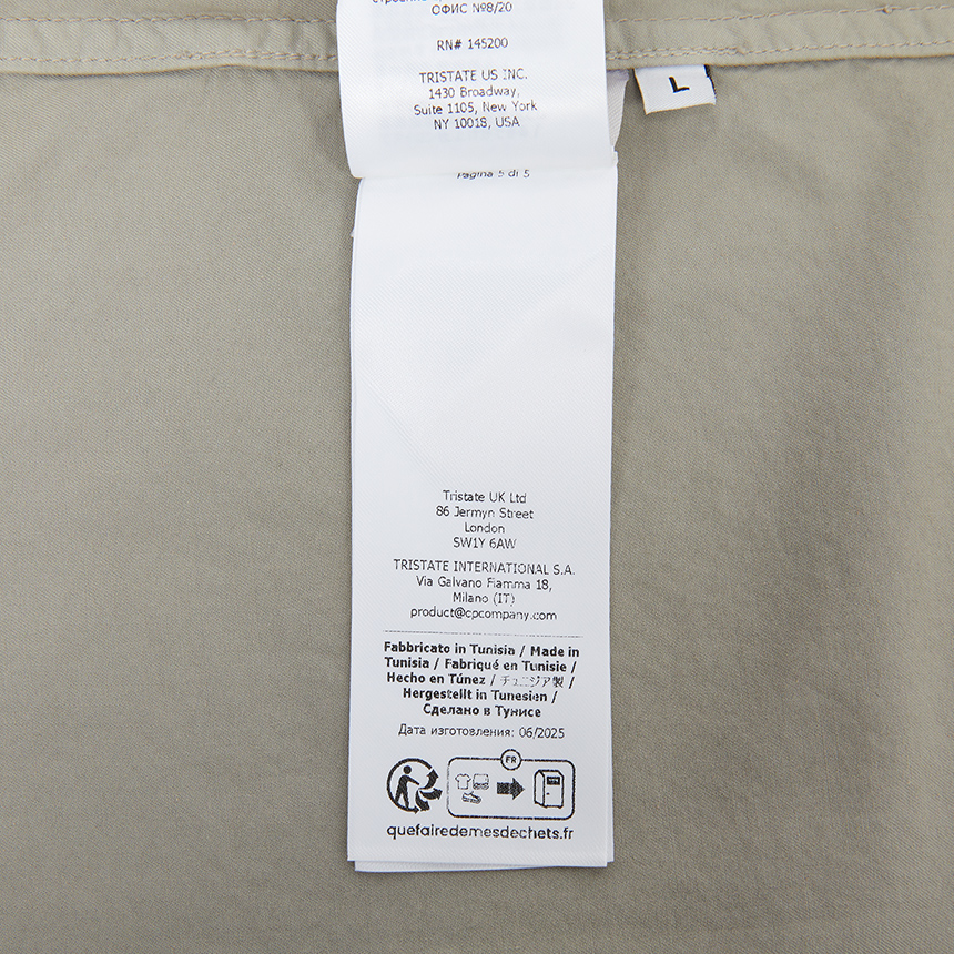 씨피컴퍼니(CP COMPANY) 남성 오버셔츠 자켓 20CMOS156A 110143G 904