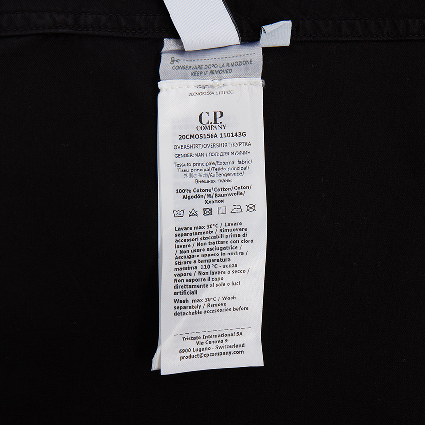 씨피컴퍼니(CP COMPANY) 남성 오버셔츠 자켓 20CMOS156A 110143G 999