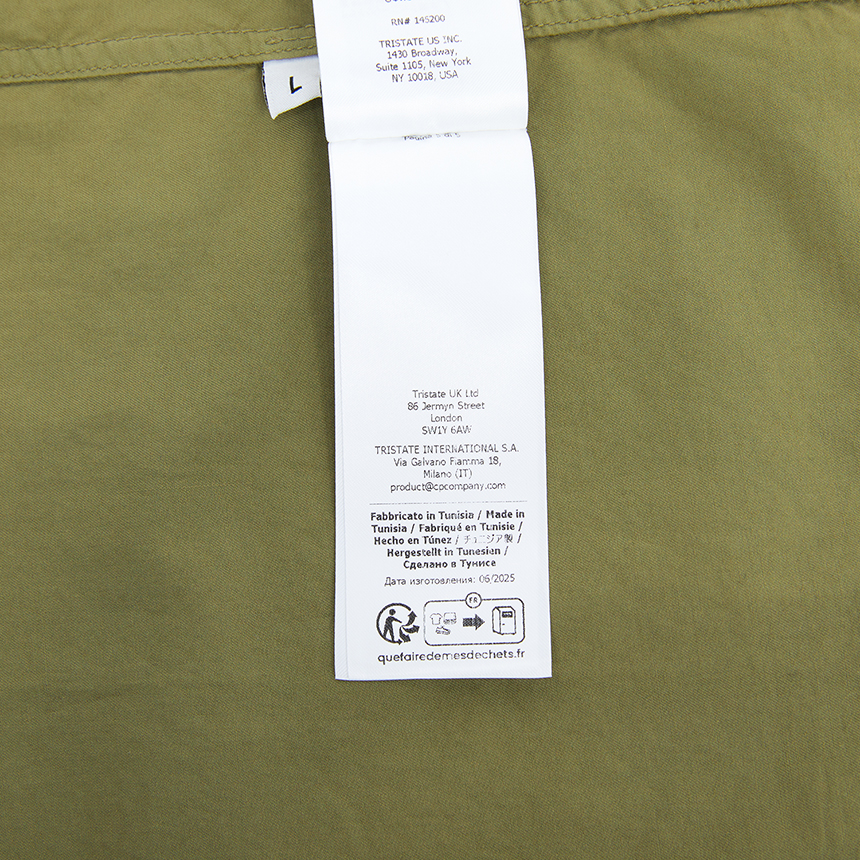 씨피컴퍼니(CP COMPANY) 남성 오버셔츠 자켓 20CMOS705A 110143G 644