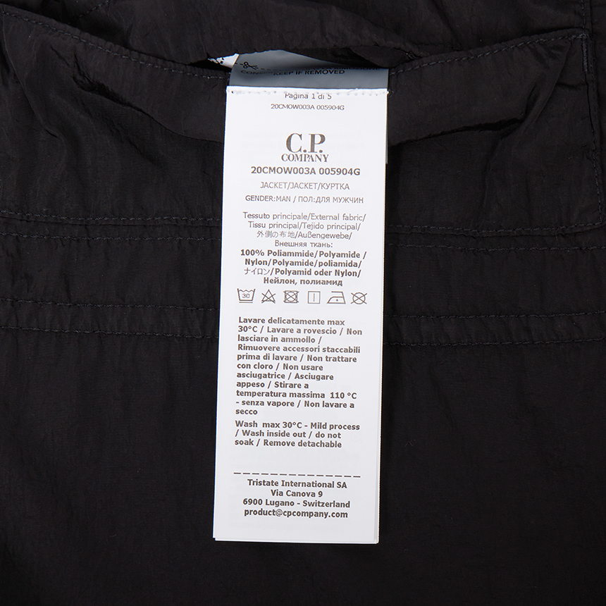 씨피컴퍼니(CP COMPANY) 남성 봄버 자켓 20CMOW003A 005904G 999