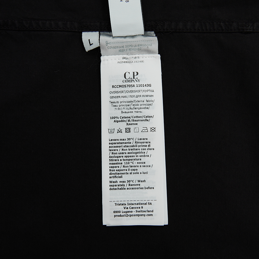 씨피컴퍼니(CP COMPANY) 남성 오버셔츠 자켓 RCCMOS705A 110143G 999