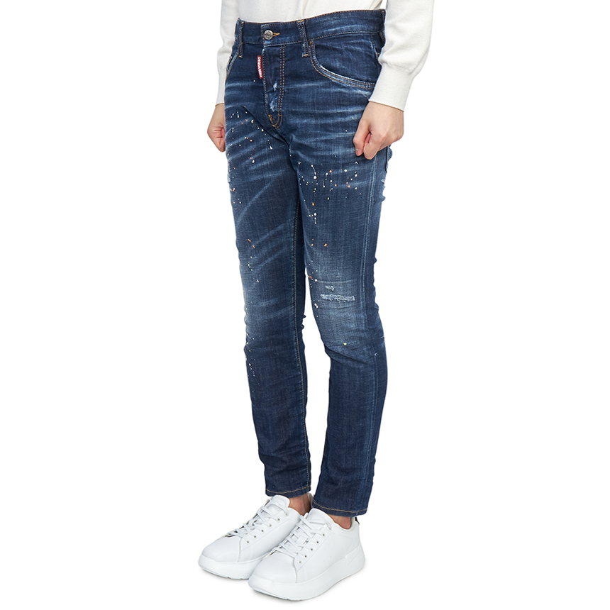 디스퀘어드2(DSQUARED2) 스케이터 남자 진 슬림핏 S74LB1274 S30342 470