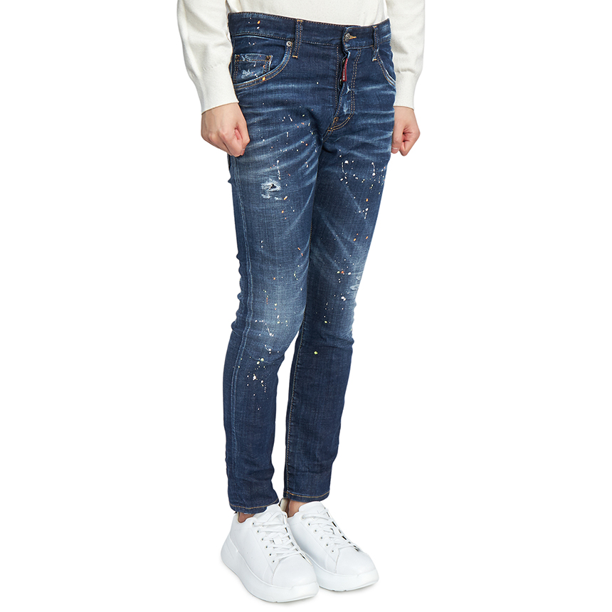 디스퀘어드2(DSQUARED2) 스케이터 남자 진 슬림핏 S74LB1274 S30342 470