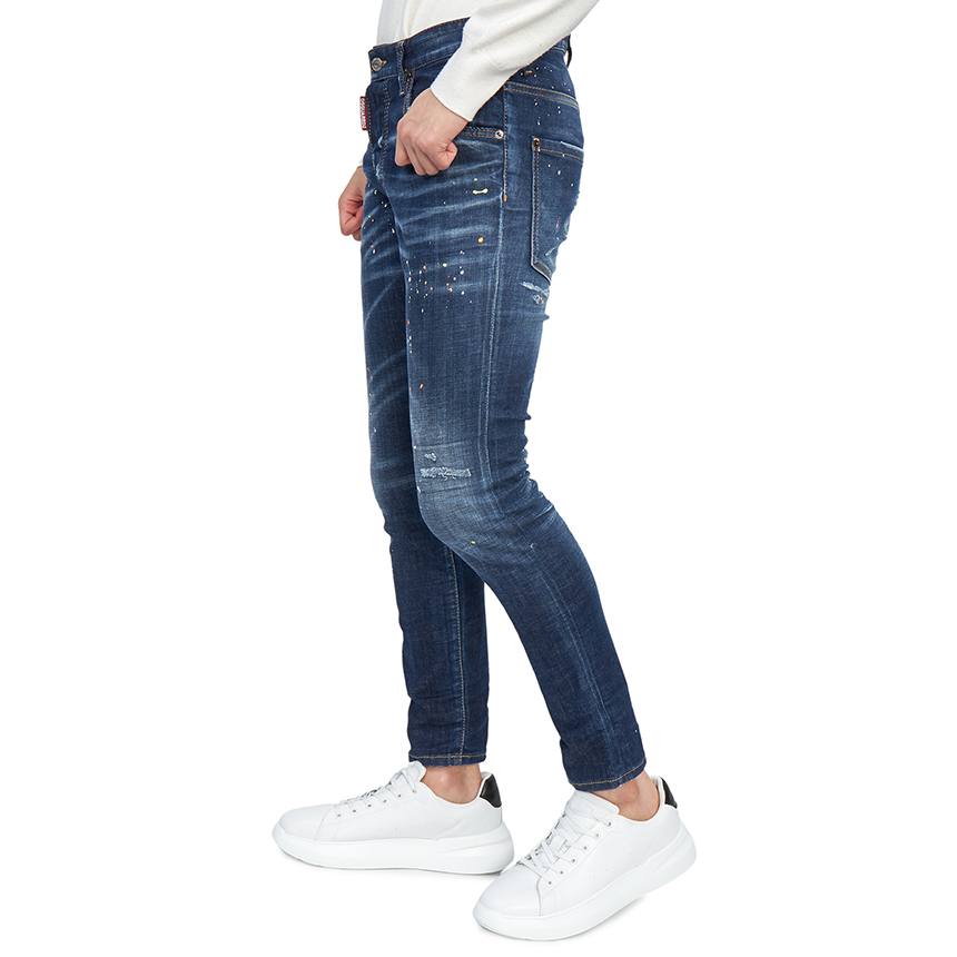 디스퀘어드2(DSQUARED2) 스케이터 남자 진 슬림핏 S74LB1274 S30342 470
