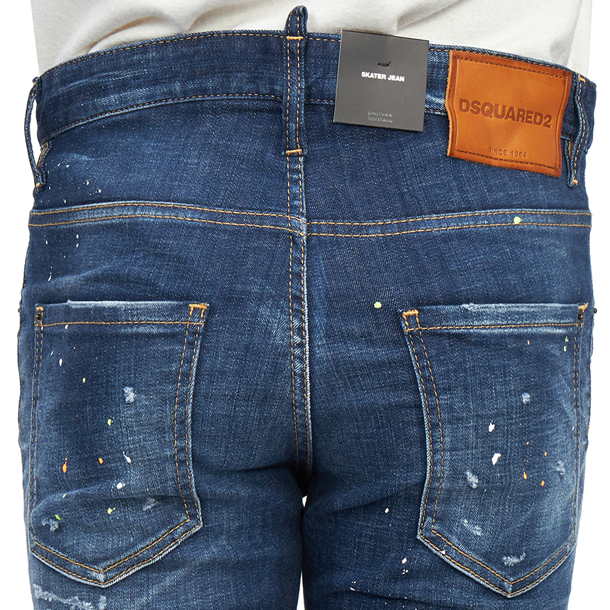 디스퀘어드2(DSQUARED2) 스케이터 남자 진 슬림핏 S74LB1274 S30342 470