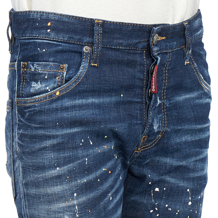 디스퀘어드2(DSQUARED2) 스케이터 남자 진 슬림핏 S74LB1274 S30342 470