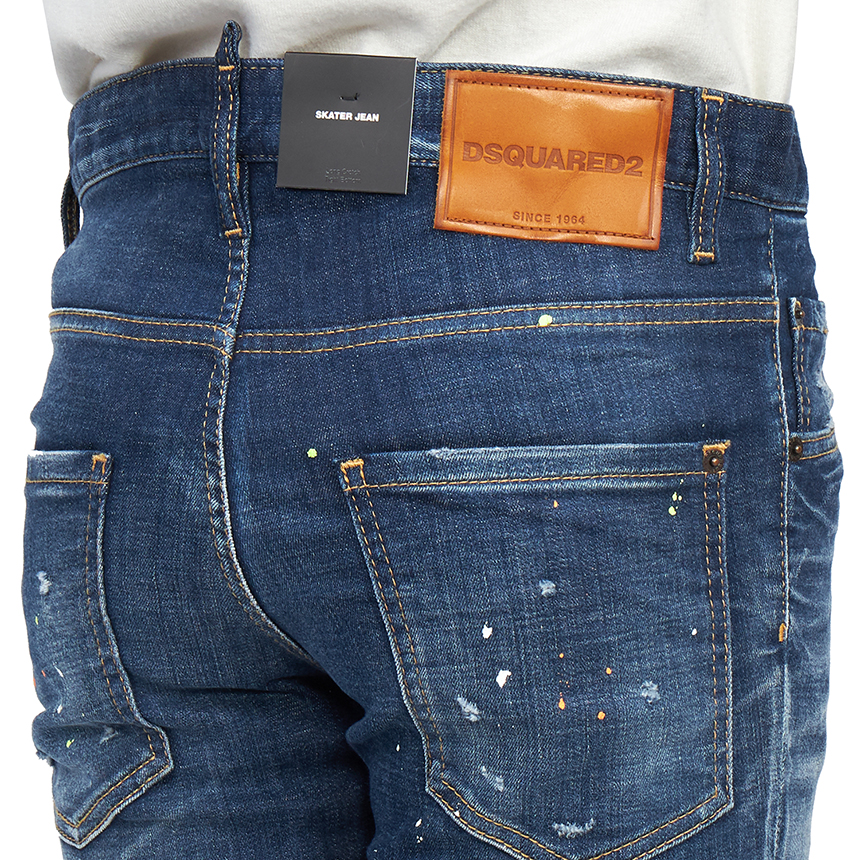 디스퀘어드2(DSQUARED2) 스케이터 남자 진 슬림핏 S74LB1274 S30342 470