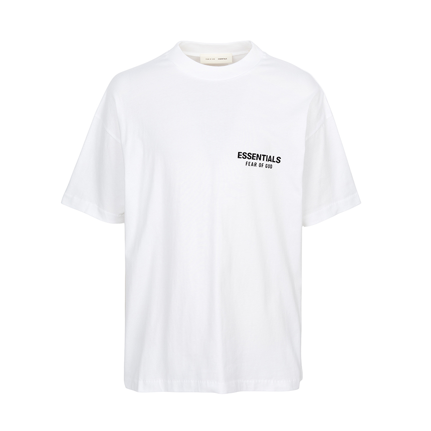 피어오브갓(FEAR OF GOD) 에센셜 남성 반팔티셔츠 125AS254173F BRIGHT WHITE