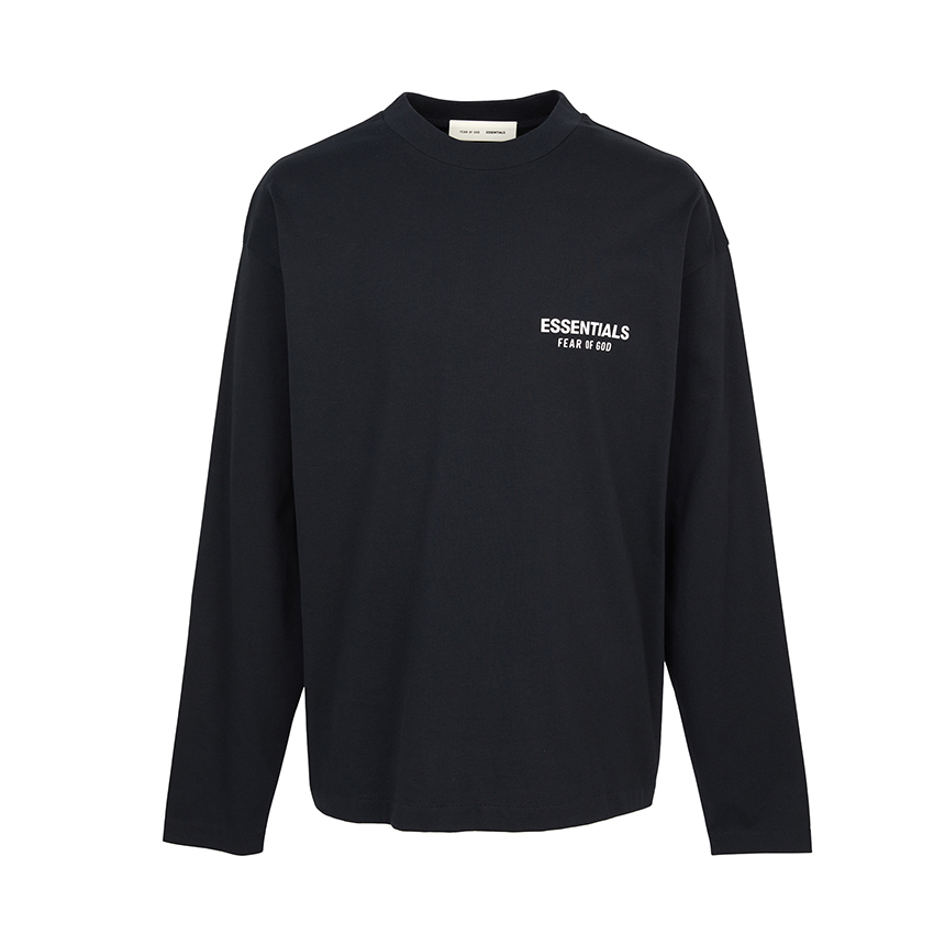 피어오브갓(FEAR OF GOD) 에센셜 남성 긴팔티셔츠 125AS254181F VINTAGE BLACK
