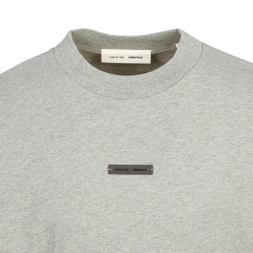 피어오브갓(FEAR OF GOD) 에센셜 남성 반팔티셔츠 125SP254195F CONCRETE HEATHER