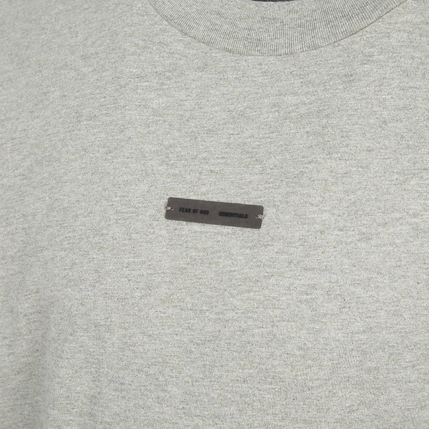 피어오브갓(FEAR OF GOD) 에센셜 남성 반팔티셔츠 125SP254195F CONCRETE HEATHER