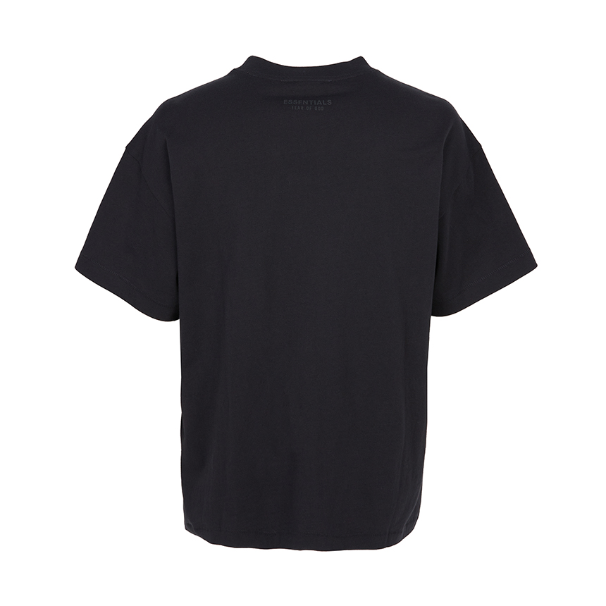 피어오브갓(FEAR OF GOD) 에센셜 남성 반팔티셔츠 125SP254280F JET BLACK
