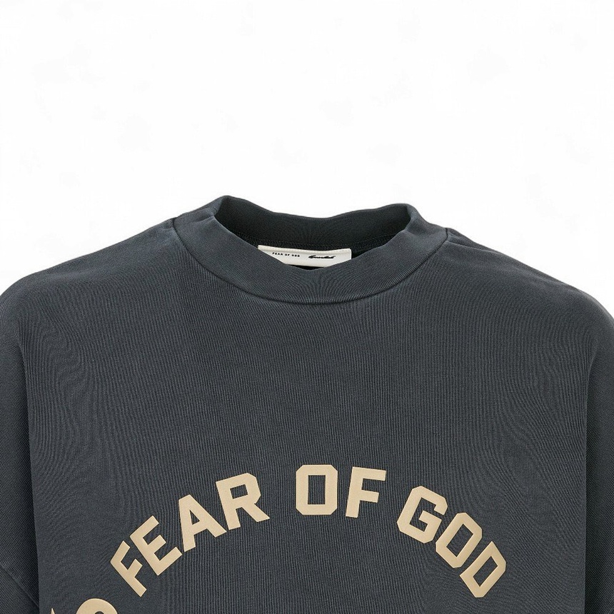피어오브갓(FEAR OF GOD) 에센셜 남성 반팔티셔츠 125SP264111F FADED IRON