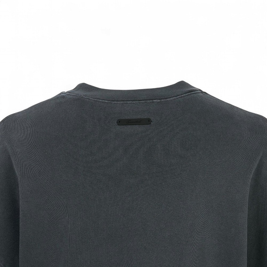 피어오브갓(FEAR OF GOD) 에센셜 남성 반팔티셔츠 125SP264111F FADED IRON