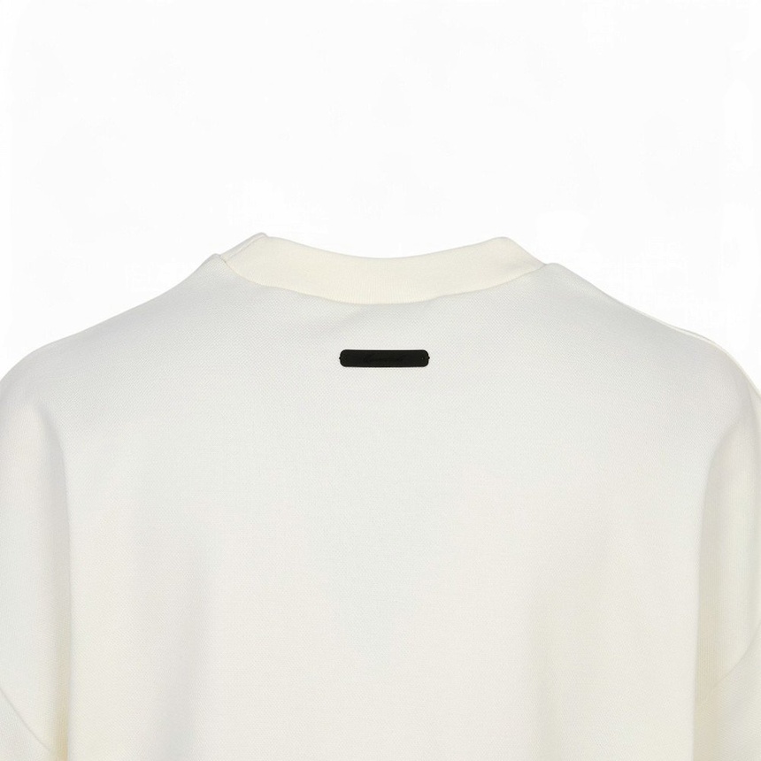 피어오브갓(FEAR OF GOD) 에센셜 남성 반팔티셔츠 125SP264413F IVORY