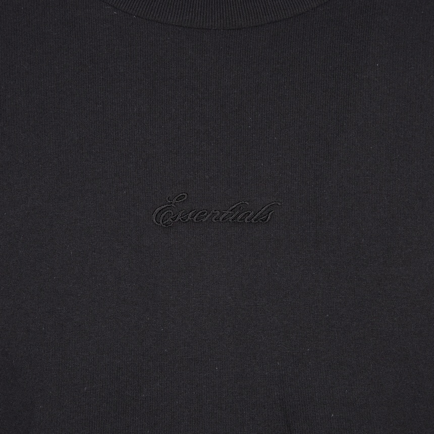 피어오브갓(FEAR OF GOD) 에센셜 남성 반팔티셔츠 125SP264591F BLACK