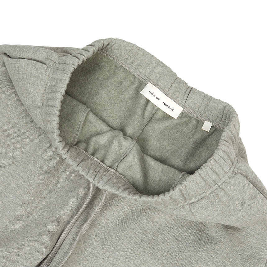 피어오브갓(FEAR OF GOD) 에센셜 남성 기모 반바지 160SP252005F CONCRETE HEATHER