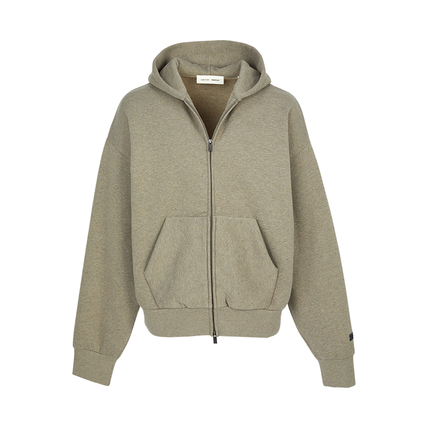피어오브갓(FEAR OF GOD) 에센셜 남성 기모 후드 집업 192AS252072F HOMESTEAD HEATHER
