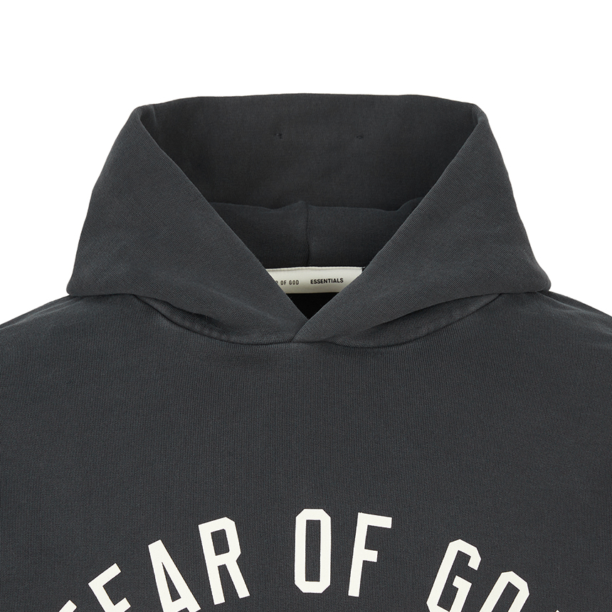 피어오브갓(FEAR OF GOD) 에센셜 남성 기모 후드티 192AS256571F VINTAGE BLACK