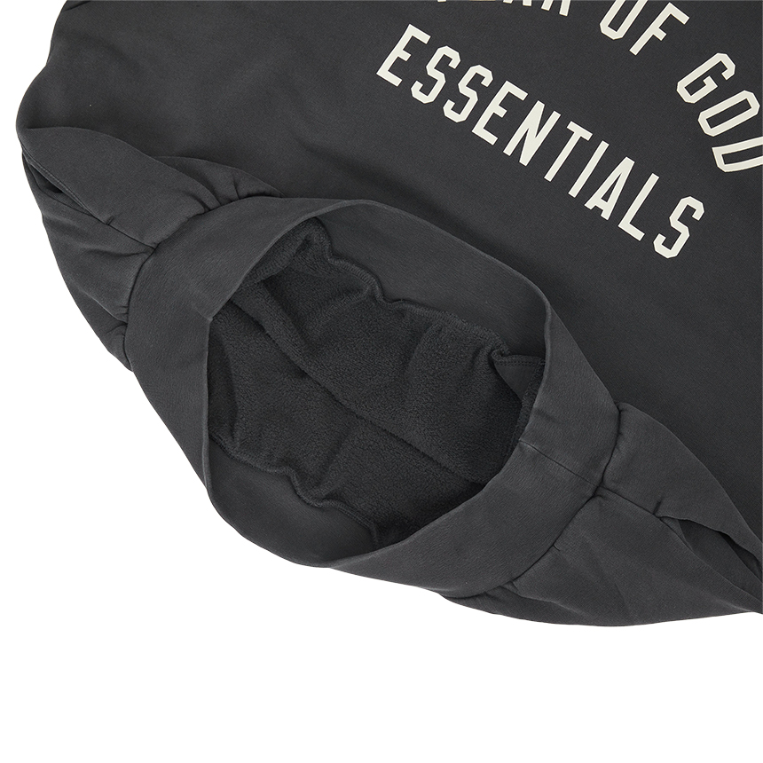 피어오브갓(FEAR OF GOD) 에센셜 남성 기모 후드티 192AS256571F VINTAGE BLACK