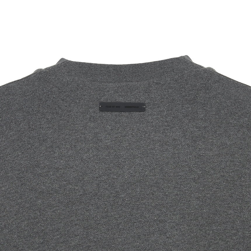 피어오브갓(FEAR OF GOD) 에센셜 남성 기모 맨투맨 192HO256551F CHARCOAL HEATHER