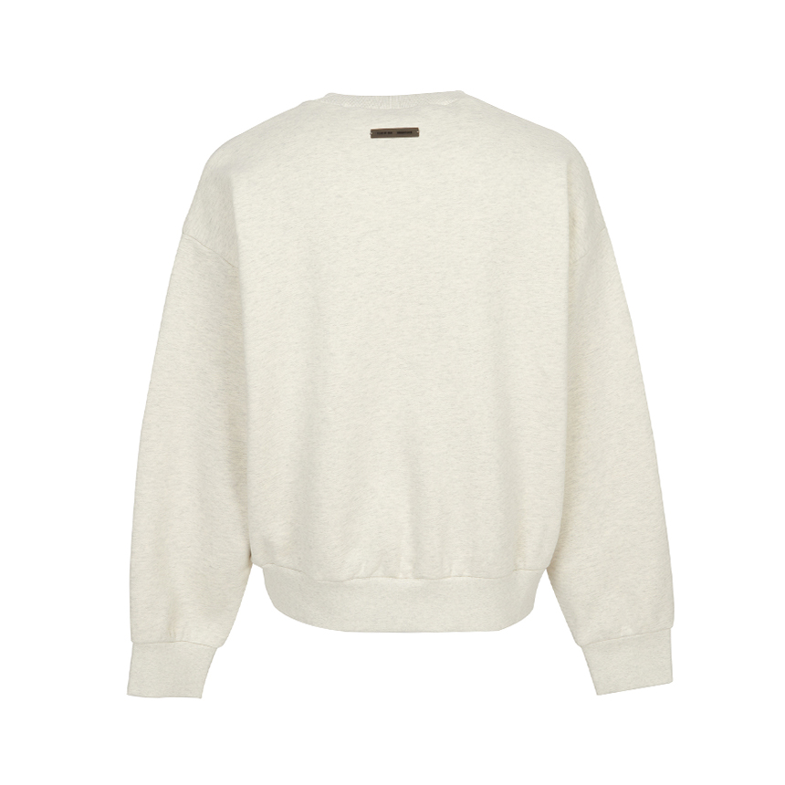 피어오브갓(FEAR OF GOD) 에센셜 남성 기모 맨투맨 192HO256552F OATMEAL HEATHER